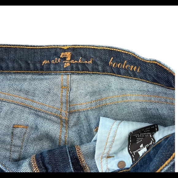 7 For All Mankind- bootcut jeans size 26/2 - Picture 3 of 4